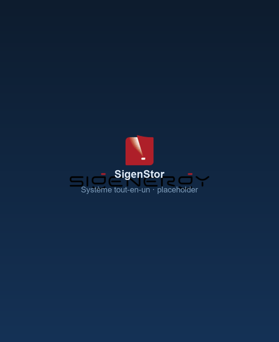 Système Sigenergy SigenStor
